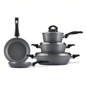 BROOKLYN TASTE 8-Piece Non-Stick Aluminum <b>Cookware</b> Set Model AP000289 - Product Image 3