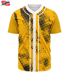 Maillot de baseball durable à boutons complets avec des propriétés de résistance à la sueur en tissu hautement extensible et une option de logo brodé pour les joueurs - Product Image 5