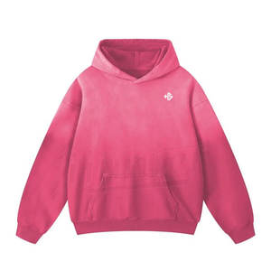 Sweat à capuche délavé à l'acide lourd de haute qualité 100% sweat à capuche en coton conception personnalisée unisexe sweats à capuche délavés à l'acide pour hommes - Product Image 2