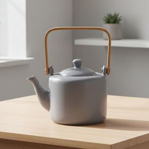 Théière en céramique 3460100S à succès, design compact pour les pauses thé au bureau et sur le lieu de travail - Product Image 2