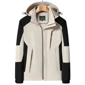 Vêtements de randonnée pour hommes et femmes, veste imperméable coupe-vent respirante, veste légère en polyester pour couple, veste de montagne - Product Image 2