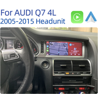 Autoradio android13 10.25 pouces pour Audi Q7 2005-2015 WIFI CarPlay Fiber box inclus lecteur multimédia voiture navigation gps