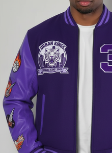 Chaqueta Bomber Varsity de invierno para Hombre | Lana clásica y 100% algodón | Cuello alto - Product Image 5