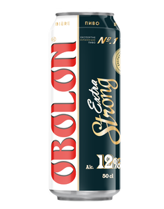 Cerveza Estilo Champagne Obolon Extra Strong Lager 12% 0.5L en Lata - Product Image 1