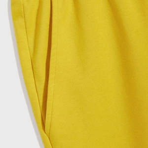 Shorts cargo décontractés pour hommes, motif uni, tissu 100% coton, respirant et à séchage rapide, taille élastique réglable - Product Image 5