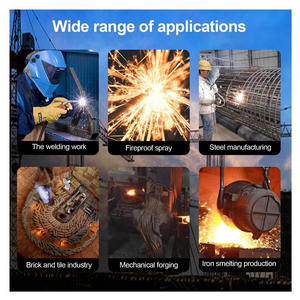 Gants de soudage en cuir OEM Gants de soudage en cuir de vachette résistants à la chaleur Gant de travail pour la sécurité industrielle - Product Image 6