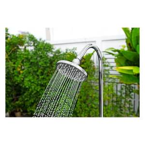 Ducha de jardín Solar Flow con tanque de 8 litros (50x50x218cm) negra y cromada 58694 6 - Product Image 4