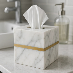 Porte-mouchoirs de luxe Couleurs/formes personnalisées modernes écologiques Commandes en gros pour hôtels 5 étoiles Tailles personnalisées + Logos Usine directe - Product Image 3