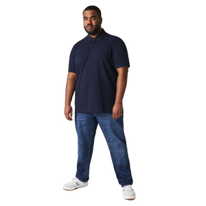Polo pour homme à décoration brodée en coton respirant à manches courtes Polo sérigraphié à sublimation avec logo personnalisé - Product Image 3