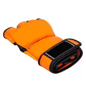 Guantes MMA de medio Dedo de alta calidad Nuevo diseño con logotipo personalizado Material de cuero Servicio OEM - Product Image 3