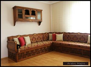 การออกแบบตกแต่งภายในแบบอาหรับมาจลิส ดีไซน์คลาสสิกสมัยใหม่ ชุดห้องนั่งเล่นหรูหรา ที่นั่งเข้ามุมสุดหรู ดีไซน์ประหยัดพื้นที่ - Product Image 3