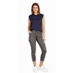 Bella + Canvas Ladies' Flowy Muscle T-Shirt with <b>Rolled</b> Cuff Plus Size <b>Women</b> Summer Shirts Casual Loose Flowy <b>Top</b> - Product Image 6