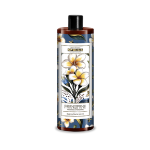 Gel douche Ulrich Frangipani, marque italienne, 500 ml, produit cosmétique régénérant et hydratant pour le corps, pour distributeurs. - Product Image 1