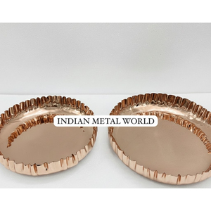 Cuenco de Chocolate Vintage de Cobre, Bandeja de Metal Hecha a Mano en Oro Rosa para Uso en el Hogar, Hotel, Restaurante, Decoración de Mesa para Bodas - Product Image 2