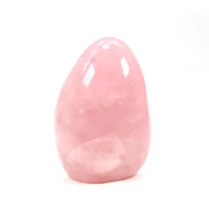 Artesanato De Cristal Atacado Polido De Cristal De Quartzo Rosa Formulário Livre para a decoração do presente e cura