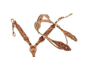 Combo de cabeza y coraza de cuero tallado con diseño personalizado - Product Image 4