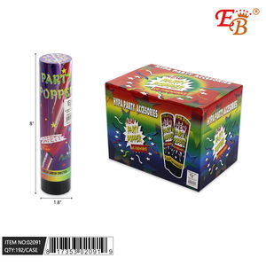 Cannone Sparacoriandoli EB Party Popper 8 pezzi per Gender Reveal, Diwali, Capodanno, Laurea, Halloween, Natale - Product Image 1