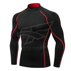 Personalizada de manga corta MMA BJJ Rash Guard para hombres ajuste de compresión de secado rápido protección UV sublimada No Gi camisa de entrenamiento OEM - Product Image 1