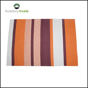 Tapis de yoga en coton imprimé personnalisé et écologique pour salle à manger et chambre à coucher, fabricant indien de tapis d'exercice - Product Image 5