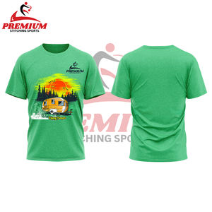 T-shirt en coton épais pour hommes Streetwear surdimensionné personnalisable avec col rond manches courtes motif solide Style décontracté - Product Image 6