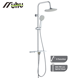 Set Doccia Termostatico in Acciaio Inossidabile con Soffione a Pioggia a Impulsi e Filtro, Design Resistente alla Ruggine - Product Image 6