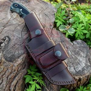 Couteau de piste en acier damas fait à la main personnalisé Tracker à lame fixe couteaux de chasse couteaux de camping en plein air - Product Image 6