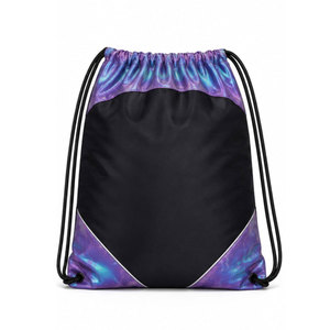Sac à dos de sport unisexe léger et durable en polyester écologique avec cordon de serrage, collection BIG TEN APPAREL - Product Image 6