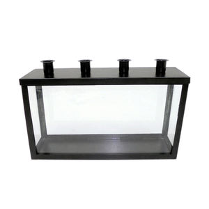 Haute qualité Design fer métal avent bougeoir gris fini pour la maison et la fête de noël éclairage décoration en gros en vrac - Product Image 3