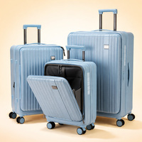 Ensemble de bagages rigides haut de gamme avec cadre antichoc et présence intemporelle et inconfondable, ensemble de bagages 3 pièces