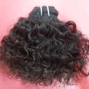 JAE Indian Remy Natural Wave Cuticle Aligned Raw Virgin Human Hair <b>Extensions</b> 100g Machine Double Weft Bundle - Product Image 3