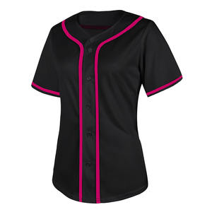 Camiseta de béisbol de aspecto profesional de secado rápido, ropa deportiva con logotipo personalizado, camiseta de béisbol cómoda de la mejor calidad para mujer - Product Image 3