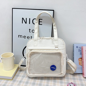 Sacs bandoulière transparents Ita multi-poches style japonais Kawaii pour femmes, avec logo personnalisé OEM ODM, vente en gros, <span class=keywords><strong>sac</strong></span> à bandoulière d'affichage Anime - Product Image 5