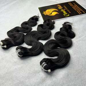 Venta al por mayor de mechones brasileños de ondas del cuerpo de 8 - 30 pulgadas 100% cabello humano virgen 3 mechones de cabello tejido sin procesar mechones humanos naturales - Product Image 2