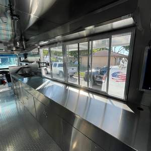 Mejores Remolques Modernos de Comida Móvil para Café y Pizza, Totalmente Equipados, Contenedor de 20 pies, Acero Inoxidable, Restaurante de 4 Ruedas - Product Image 5