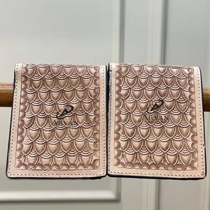 ใหม่ยอดนิยมมือเครื่องมือหนังกระเป๋าสตางค์ผู้ชายยาวซิปร้อนขายรูปแบบตะวันตกของแท้หนังกระเป๋าสตางค์สําหรับชาย - Product Image 1