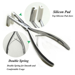 Wholesale Mini Hair Extension Plier <b>Crochet</b> <b>Hook</b> Loop Micro Nano Rings Beads Hair Extension Tools for Hair Extensions - Product Image 3