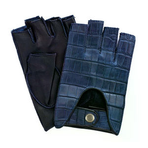 Gants de conduite en cuir de chèvre confortables et ajustés, vente chaude, logo personnalisé, nouveau design d'hiver avec cuir véritable - Product Image 5