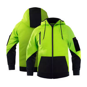 Alta calidad poliéster Super Visible Hivis reflectante seguridad sudadera chaqueta alta visibilidad sudaderas con capucha uniformes de trabajo al por mayor - Product Image 3