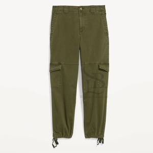 กางเกงคาร์โก้ขาบานสำหรับผู้หญิงกางเกงขนแกะแบบลำลองระบายอากาศได้ดีน้ำหนักเบาไซส์ - Product Image 3