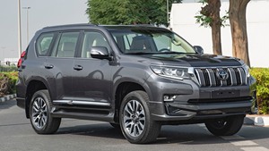 2023ส่งฟรี Toy-Ota Cruiser Prado VXR Toyo LAN D SUV เกียร์อัตโนมัติสีเทา4X4 4.0L พร้อมยาง R18ที่ด้านหลัง - Product Image 2