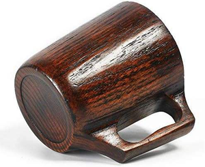 Taza de Madera Hecha a Mano para Té y Café, Taza de Viaje para Hombre, Taza de Camping con Asa, Jarra de Vino, Jarra de Cerveza para Hombre, Regalo, Taza Vikinga - Product Image 4
