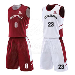 Uniforme de Baloncesto Reversible de Último Estilo con Servicio OEM, Uniforme de Baloncesto Reversible Personalizado en Grandes Cantidades - Product Image 1