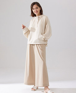 Sweat-shirts doux de haute qualité, sweat-shirts imprimés, sweat-shirts personnalisables en relief 3D, sweat-shirts en gros, sweat-shirts décontractés en tricot uni pour femme - Product Image 2