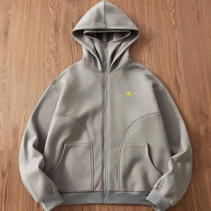 Sweat à capuche zippé pour femmes veste à manches longues en tissu polaire doux tenue décontractée confortable idéale pour les voyages de yoga en salle de sport ou les vêtements de salon - Product Image 1