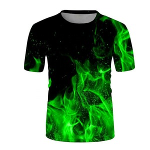 Camiseta de manga corta con estampado 3D personalizado para hombre, camiseta informal holgada de gran tamaño con impresión por sublimación - Product Image 3