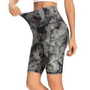 Oferta de verano 2024, pantalones cortos Cargo de Fitness informales para mujer, tela de algodón peinado de rizo 100%, estilos de cintura media alta, patrón transpirable - Product Image 4