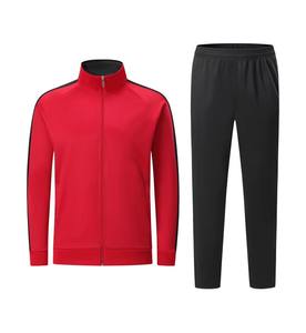 Survêtement sur mesure de qualité supérieure à fermeture éclair complète pour hommes/survêtement en polyester coton prix de gros survêtement pour hommes - Product Image 5