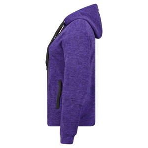 Chaqueta de Forro Polar con Capucha Ajustable y Puños Elásticos con Cremallera Transpirable para Mujer, Chaqueta de Viaje Cómoda, Suave y Cálida - Product Image 5