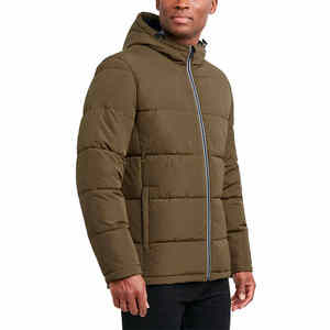 <b>Men's</b> Clothing <b>Jacket</b> <b>Men's</b> Oversize High Collar Fluffy Down <b>Jackets</b> Leather Puffer <b>Jacket</b> Winter For <b>Men</b> - Product Image 6
