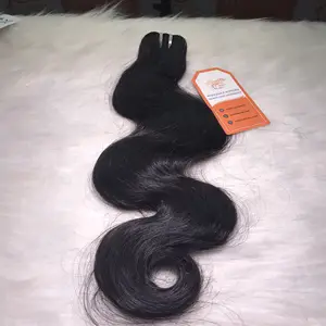 Vücut dalgalı siyah doğal atkı saç ekleme Set 3 demetleri yapmak İnsan saçı peruk manikür hizalanmış saç